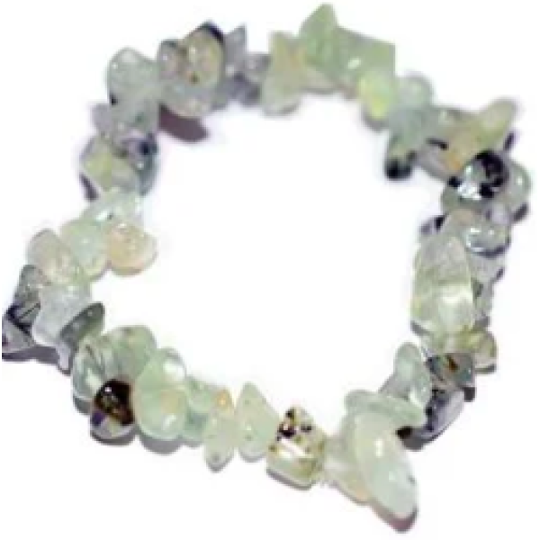 Bracelet chip Prehnite